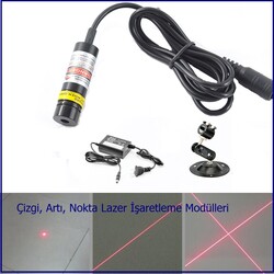 LB-635-2.5-5, Çizgi Lazer işaretleme Kırmızı 3mW, 5V - 4