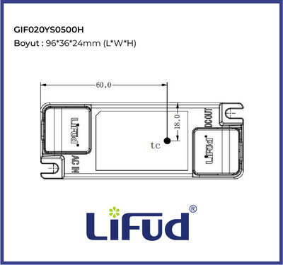 LF-GIF040ES0900H, 40Watt, 9~42V, 900mA, 1050mA, İç mekan, Downlight, Track light, Led Spot, Led panel, EKONOMİK - 5