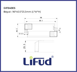 LF-GIF040ES0900H, 40Watt, 9~42V, 900mA, 1050mA, İç mekan, Downlight, Track light, Led Spot, Led panel, EKONOMİK - 6