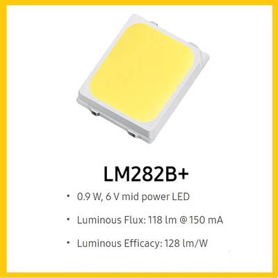 Samsung 6V led, LM282B+, 6500K, 6V, 150mA, 2835 - 1
