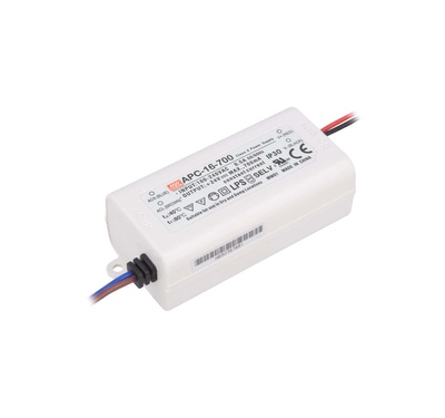APC-16-700, Meanwell, 9~24Vdc, 700mA, IP30 - 1