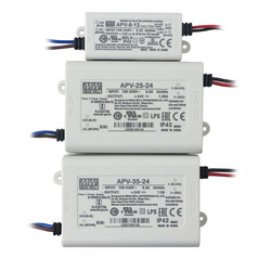 APV-16-24, Meanwell, 24V,  Led  driver, Güç kaynakları,  IP42,  Ekonmik Seri - 3