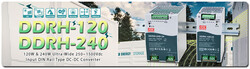 DDR-120A-12, DC-DC, Convertor, In:9~18Vdc, Out:12Vdc, 8.3 Amp - 4
