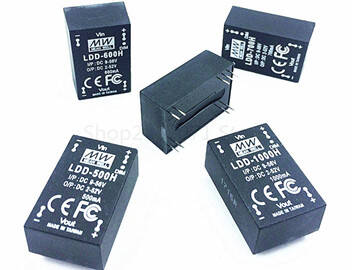 LDD-350L, DC Girişli, Sabit akım, DCDC, Led driver, Giriş: 9~36Vdc, Çıkış:2~32Vdc, 350mA, step-down - 2