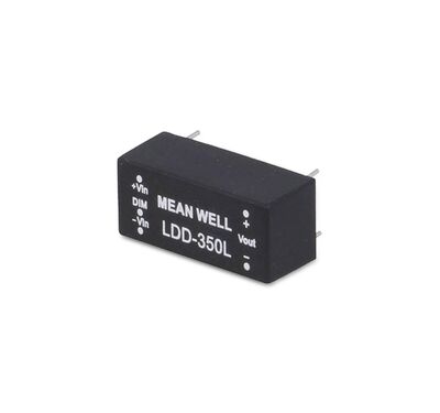 LDD-350L, DC Girişli, Sabit akım, DCDC, Led driver, Giriş: 9~36Vdc, Çıkış:2~32Vdc, 350mA, step-down - 1