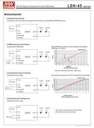 LDH-45B-1050, DCGiriş, Sabit akım, led driver, ledsürücü, Giriş: 18~32Vdc, Çıkış: 21~43Vdc, 1050mA, step-up - 5
