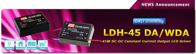 LDH-45B-350, DC Giriş, Sabit akım, led dsürücü, Solar, akü, beslemeli, İn: 18~32Vdc, Out:21~126Vdc, 350mA step-up - 4