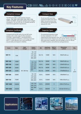 NSP-500-5, Power Supply, Güç Kaynağı - 5