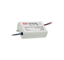 PCD-25-700B, Triyak, Dim, Led driver, Sabit akım,  Meanwell, 24~36Vdc, 700mA