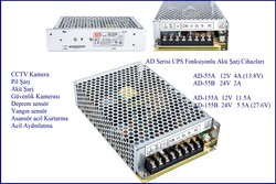 PSC-60A-C, Akü Şarj Cihazları, UPS fonksiyonlu, CCTV, Kamera, Güvenlik, Acil Aydınlatma, Güç Kaynakları - 4