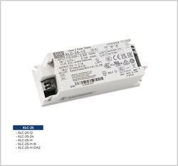 XLC-25-H-DA2 Led driver 300mA~1050mA 9V~54V Dip switch ile seçilebilir DALI2 Dim led trafo