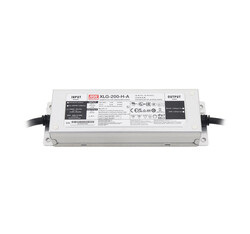 XLG-200-H-A Meanwell 27~56Vdc,3500~5550mA Constant Power,+ADJ., Led Driver