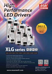 XLG-320-H-A Meanwell 30~56Vdc,2800~7420mA Constant Power,+ADJ. - 2