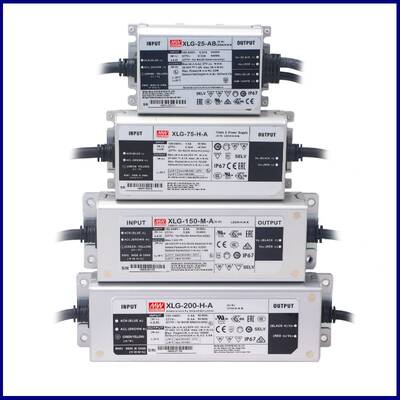 XLG-50-A, 50Watt, Metal kasa, Led driver, Meanwell, 24V, 36V, 54V, 530mA~2100mA, Sabit akım - 5