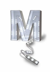 KL-M-C2835-160D-10K, Beyaz, Samsung 3'lü Modül led, Sign, Reklam Modülü, lightbox, Harf Aydınlatma,  10000K,  12Vdc - 5