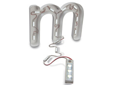 KL-M-C2835-160D-40K, Samsung 3'lü Modül led, Naturel, beyaz, 4000K, 12V, Lightbox led - 4