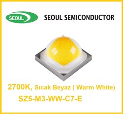 SZ5-M3-WW-C7-27K-H, Sıcak Beyaz Power led, Seoul  Led, Power led, 3535, 2W, 700mA, 2700K, Sıcak Beyaz,  Warm white, Vicop,